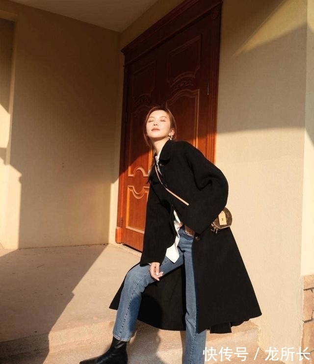 阔腿裤 女人哪怕没有减肥压力,大衣下面也别总配阔腿裤,这样搭更显瘦