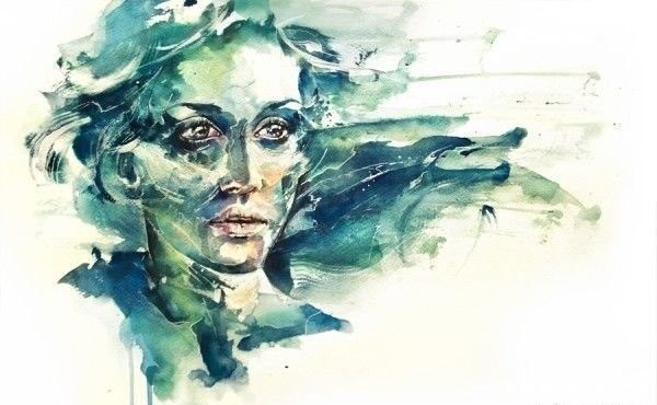  欣赏|「愙斋书法」Silvia Pelissero水彩人物画欣赏