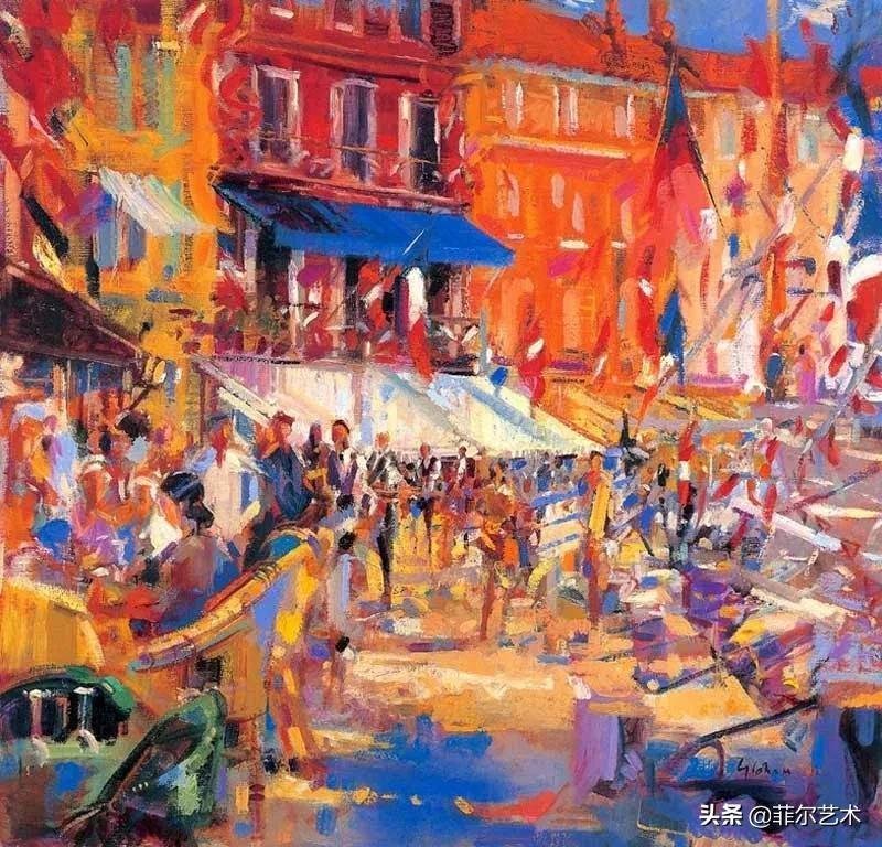 色彩!「油画欣赏」生动鲜明的色彩,一种独特的华丽风格