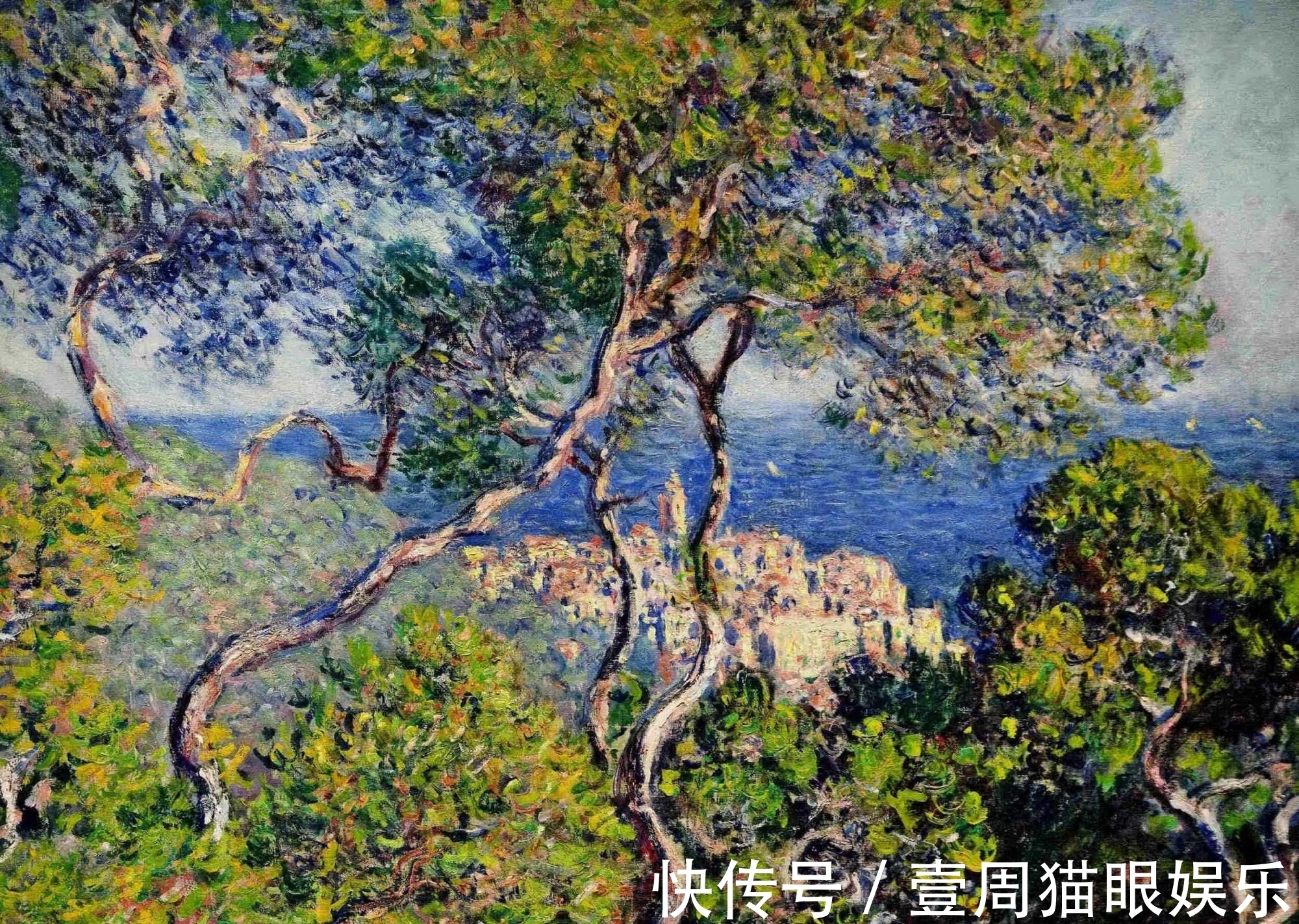 沙龙#成员的油画风格已发生变化,莫奈却坚持着,他才是忠实的印象派