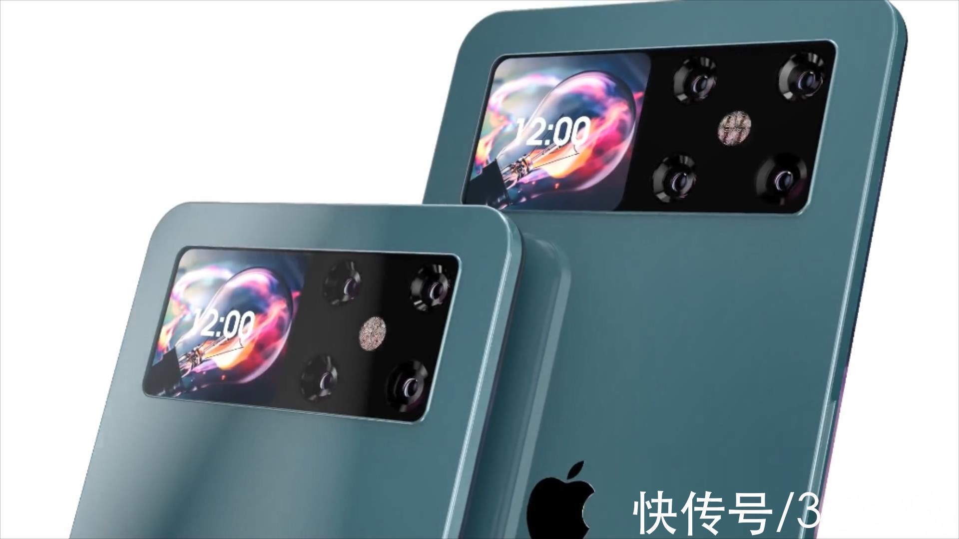 机身|iPhone14Pro渲染图：四曲面无孔屏+浴霸四镜头，比iPhone13强太多