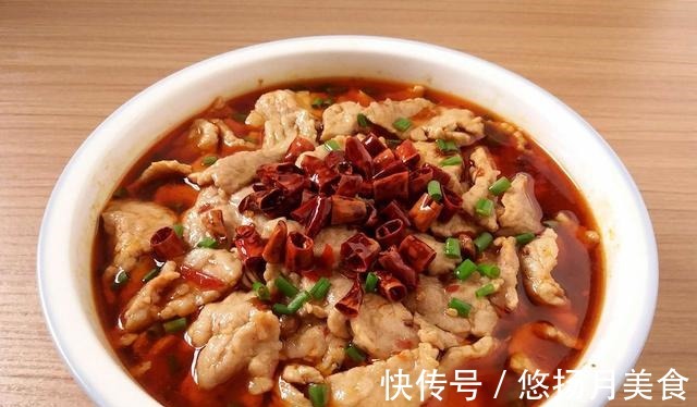 豆瓣酱|晚上来一碗水煮肉片,香辣可口,美味无比,好好过把瘾!