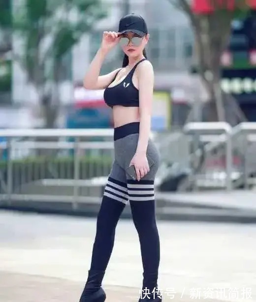 打底裤 打底裤搭配运动背心,完美绽放女神气质形象,魅力四射!