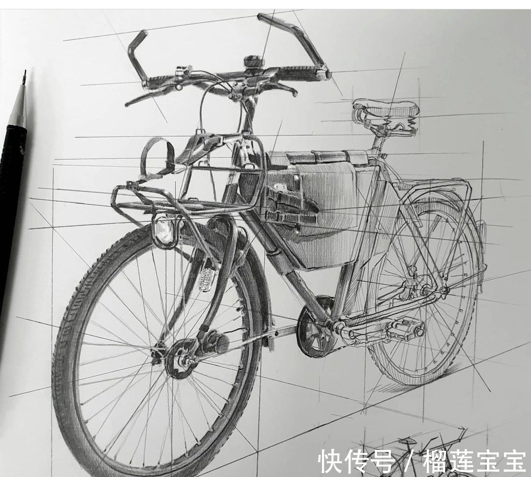 辅助线$为什么素描要这么画?0基础用辅助线,老师们直接画,涨知识了