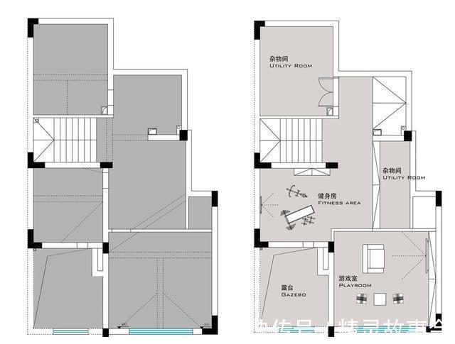 现代|253平现代风轻奢别墅，多元素设计复古大气，见之难忘的奢美空间
