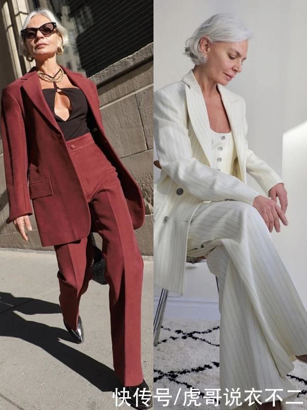 会搭配越老越时髦，56岁的她穿给你看，这才是老去该有的样子