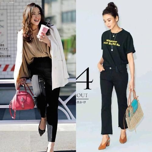 黑裤|秋天“小黑裤”的穿搭思路，这样穿既利落又有温柔气质