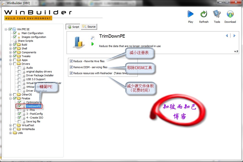 Winbuilder封装WinPE3.x超级简单图文教程 - 知彼而知己 -