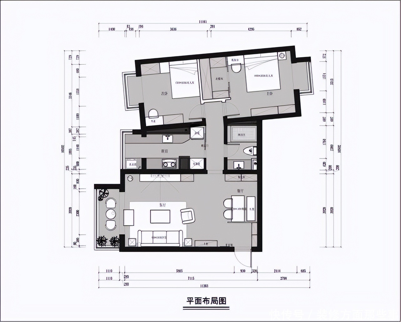 长虹|106m2现代简约风，干净又治愈的家