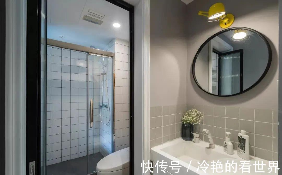 色调|89㎡北欧风小户型,低调灰+白色+原木色设计,打造温馨小家