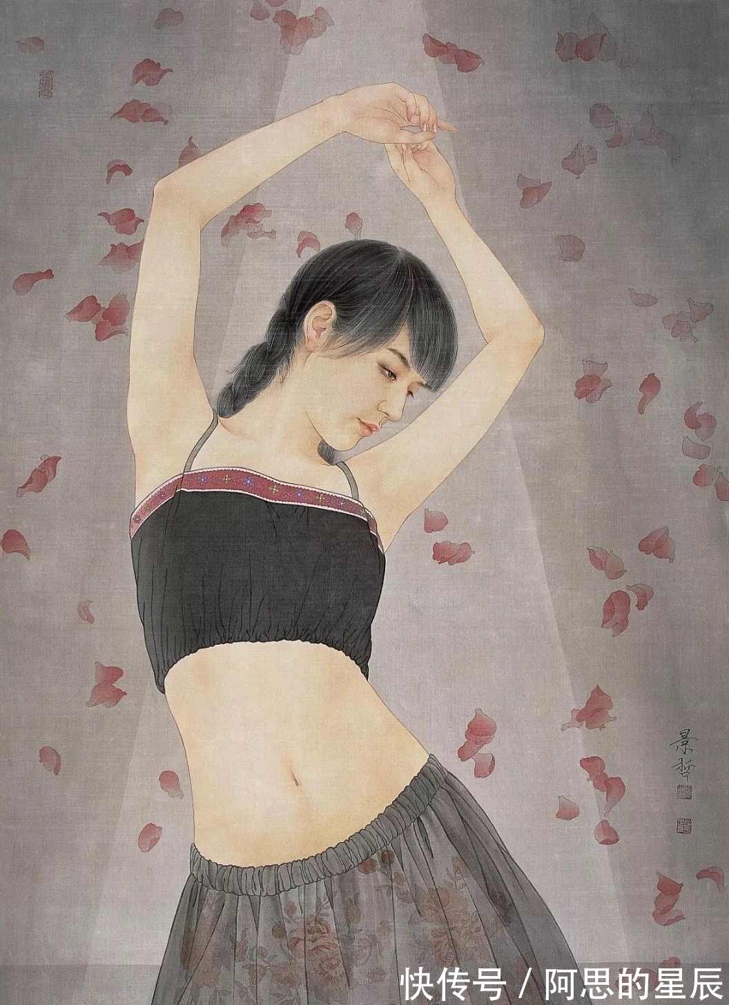 吴昌硕$崔景哲:传统工笔画的成功探索者,源于个人的艺术修养