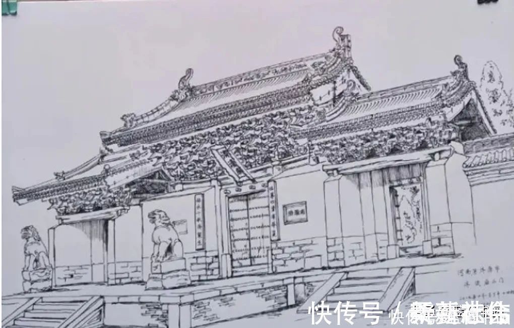 画家|画家连达，用自己的画笔记录古建筑的气韵之美