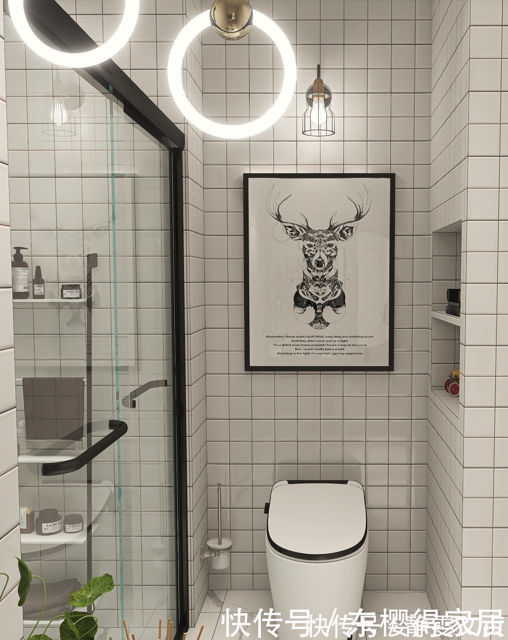 马桶|邻居参观完我家4㎡卫生间设计,纷纷点赞,收纳局部做得太好了