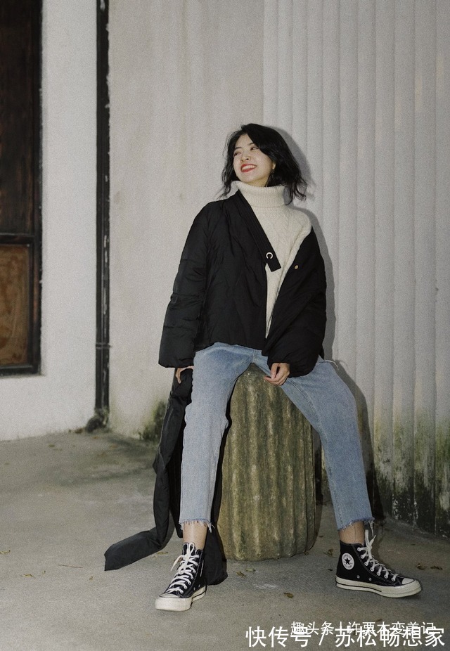 层次感 今年尽量少穿羽绒服配打底裤!学三木的“简约”搭配,优雅又高级