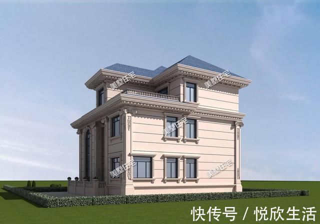 别墅|大气天成的三层别墅,超大露台观景绝佳,村里房子全被比下去