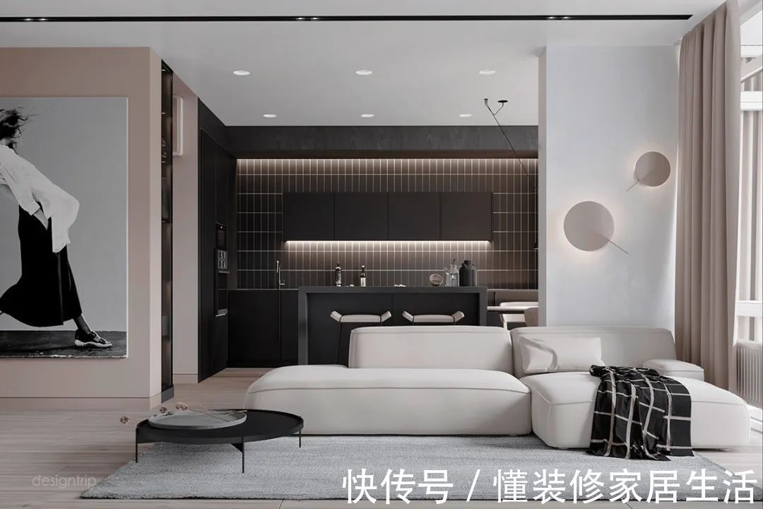 客厅|轻奢系客厅设计