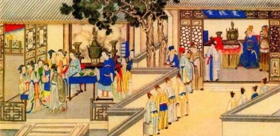 黛玉宝钗$红楼梦 宝钗喝剩的茶水, 黛玉为何竟能笑着喝了下去!