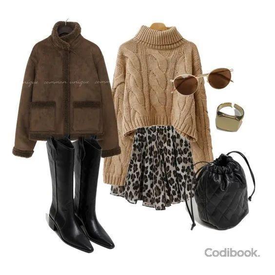 本周穿什么|秋冬50套高级色搭配套路,谁穿谁好看