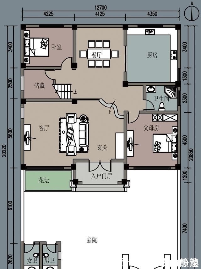 建房子|农村自建经典实用二层别墅，书房、卧室和影院，人生快乐莫过于此