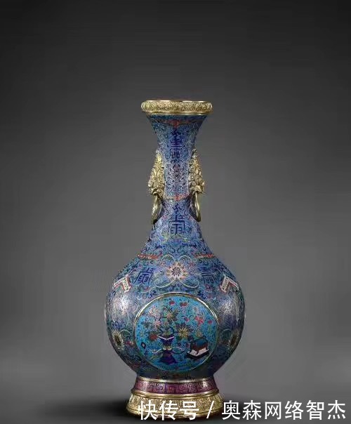 “掐丝珐琅”当时只有皇亲国戚才有幸一见!