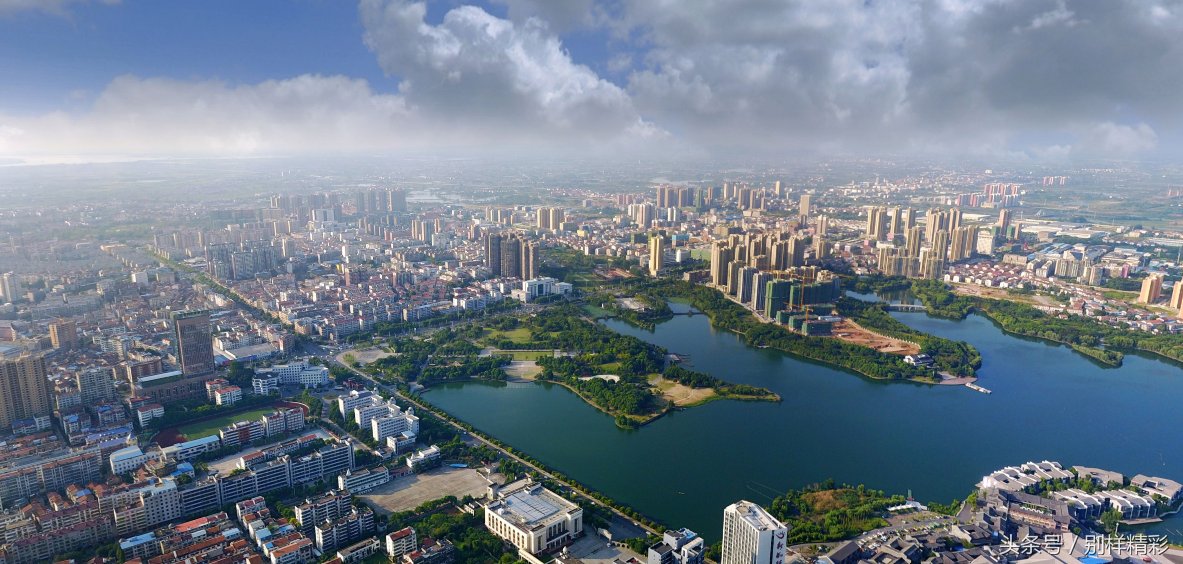 黄冈市区高清航拍大图,真的美爆了