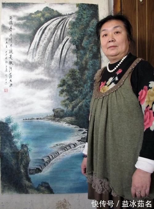 绘画&张大千孙女绘画作品惹争议，没遗传爷爷的技巧，画皮难画骨