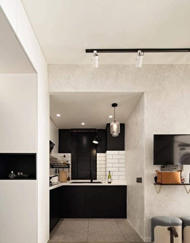 收纳|女孩的45㎡公寓:现代简约风优雅有格调,一人住十分满足,真美!