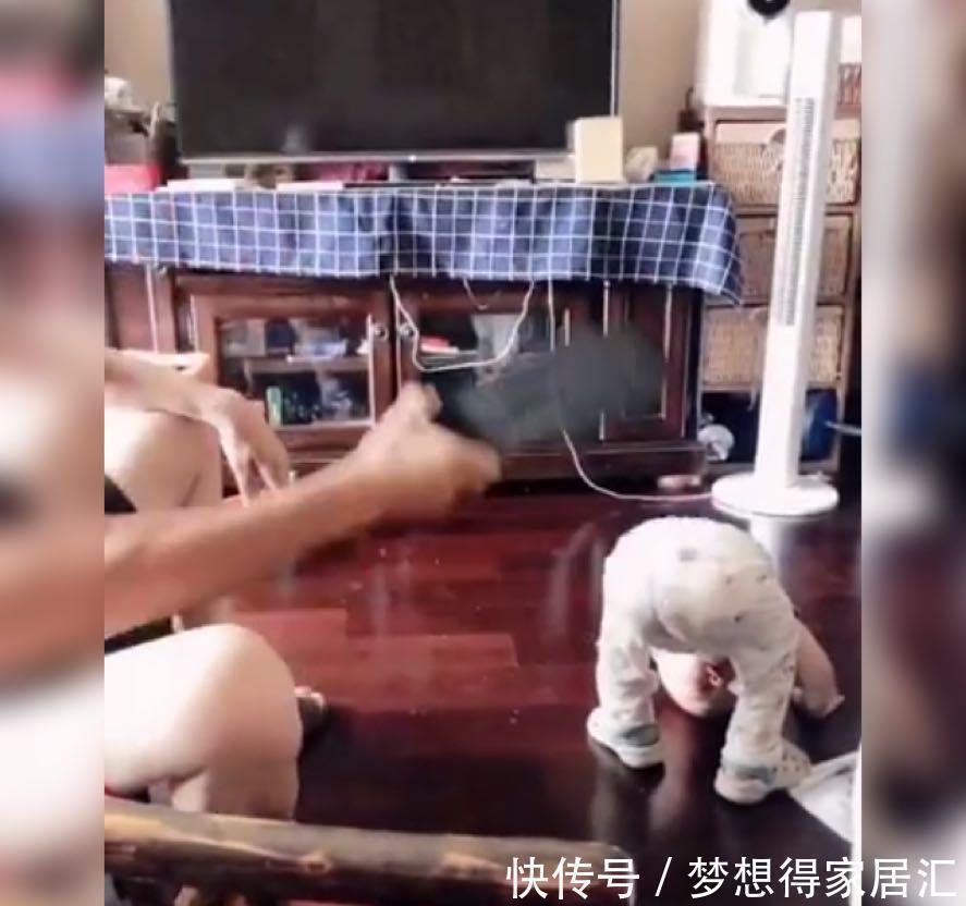 爷爷奶奶|萌娃犯错，爷爷亲自用“鞋面”教训，网友再打下去娃可就睡着了