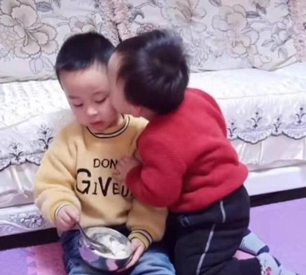 宝妈|哥哥独占饭碗,弟弟高情商讨要食物,宝妈“一箭双雕”方法太赞