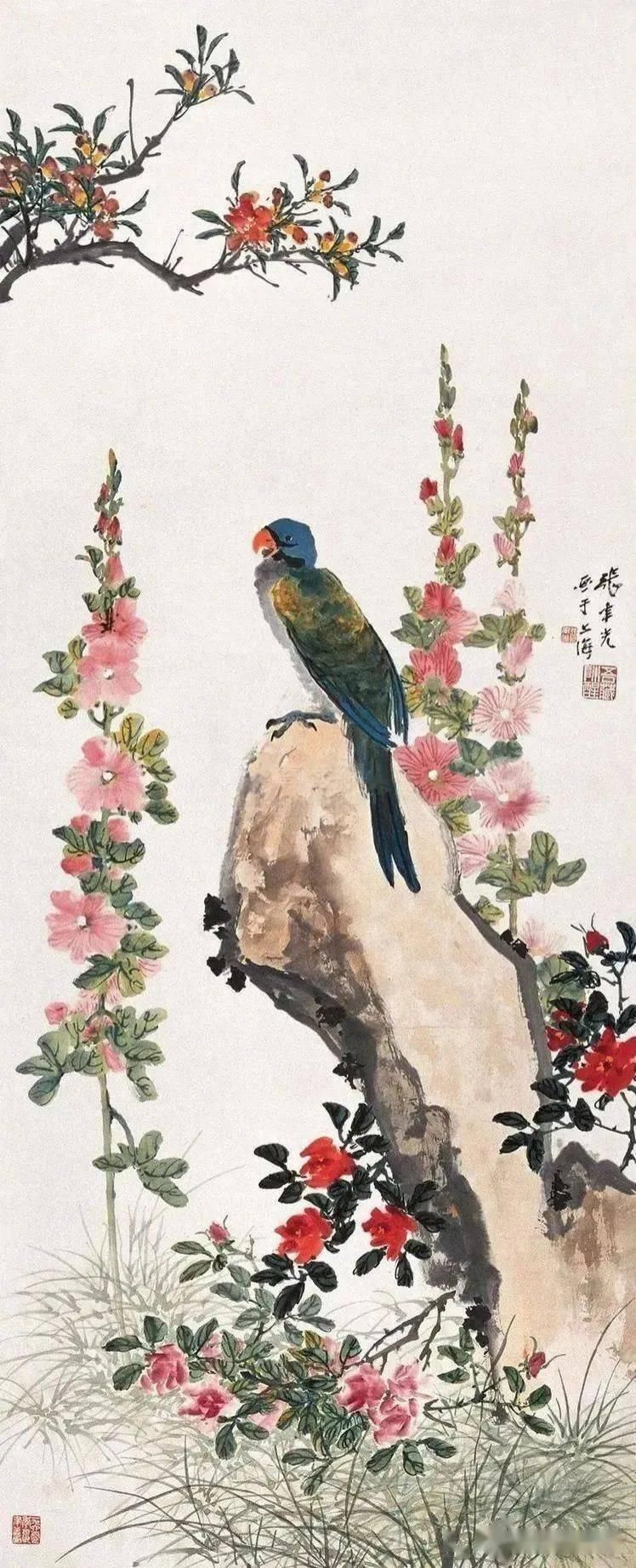  张聿光|这写意花鸟，天真烂漫