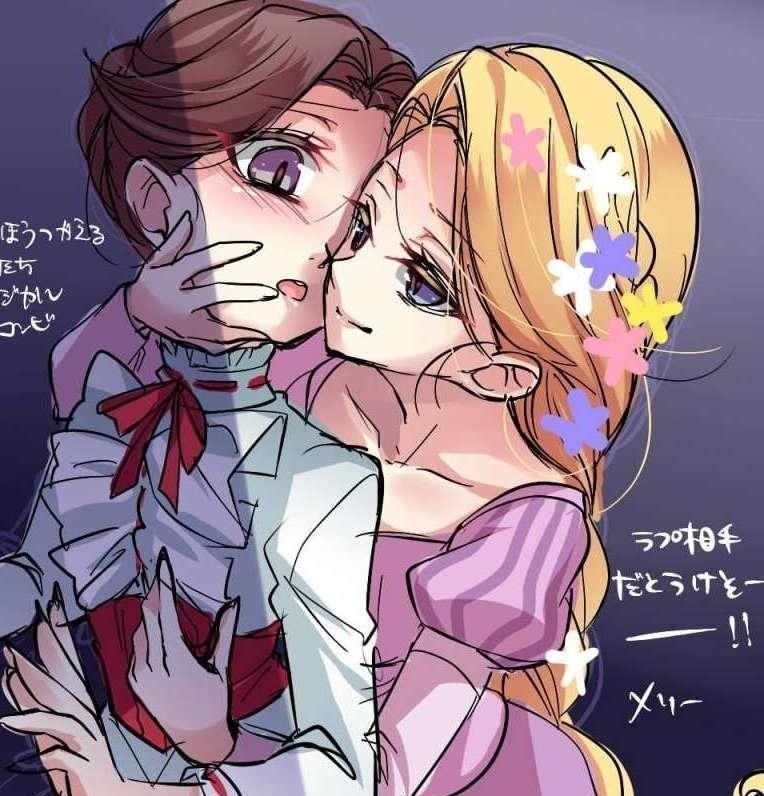 迪士尼公主|日本动漫风格的迪士尼卡通人物,第一张就梦幻到让人陷入爱河了