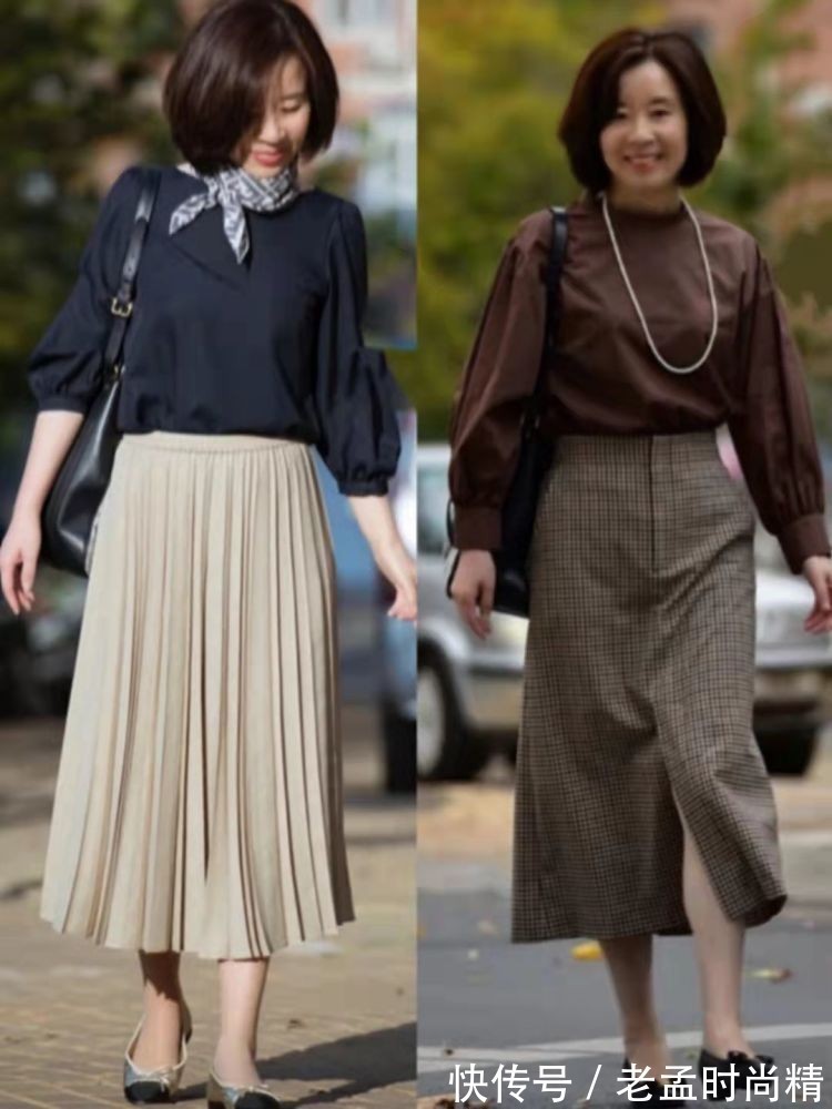 端庄|四十岁的女性穿搭时,没必要太过于繁琐