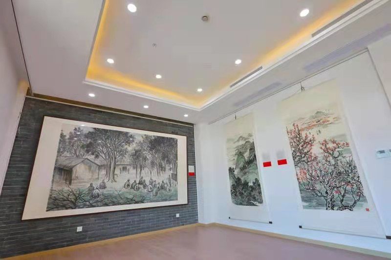 红色|以史为轴，追寻红色印记！浦东航头这场红色书画展集中展出60多幅新四军画派佳作