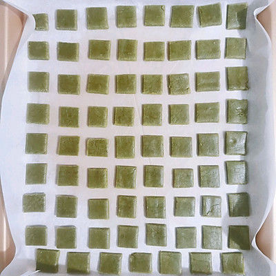 抹茶方片饼干