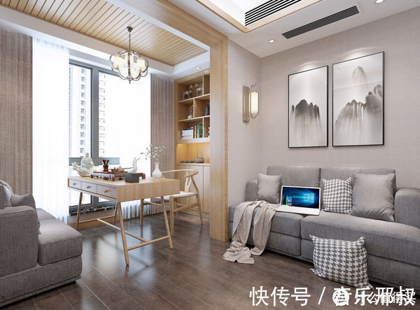 写作业|全房原木色系的新中式风装修,真的很显温馨,简单又有品味,耐看