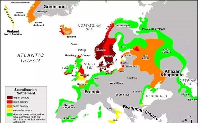 著名|维京人的四种职业：航海家、北欧海盗、商人，殖民者