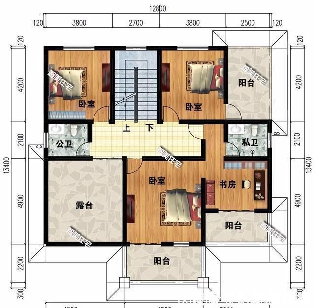 真石漆|客厅挑空设计的两栋豪宅，外观布局都极佳，村里人看了都竖大拇指