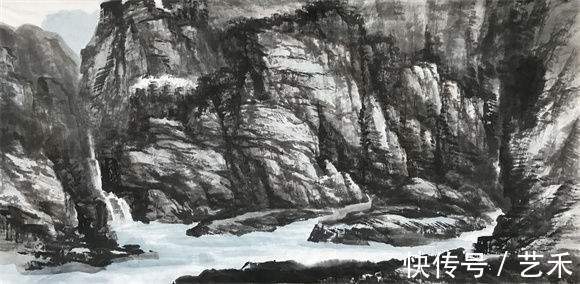 许文杰#北派山水画家许文杰作品欣赏