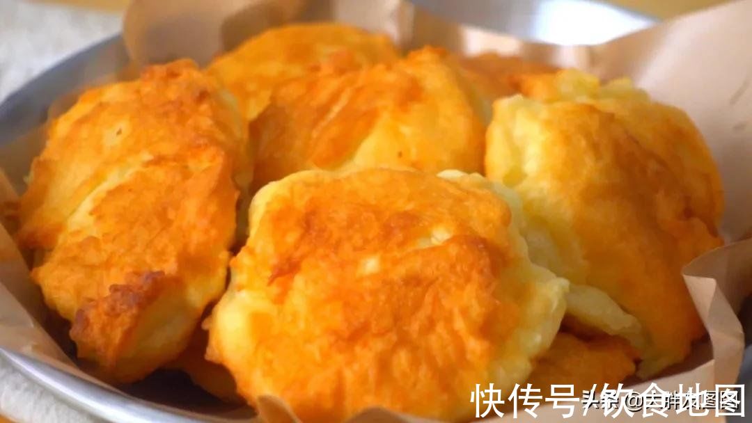 10分钟搞定热腾腾的早餐,不烤不蒸,软蓬的油墩子,上桌一秒光盘