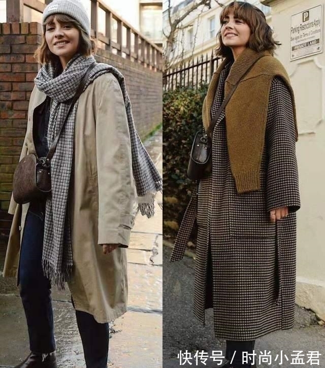 外套 从只有155cm身高,英国博主的穿搭中,学习小个子正确穿法