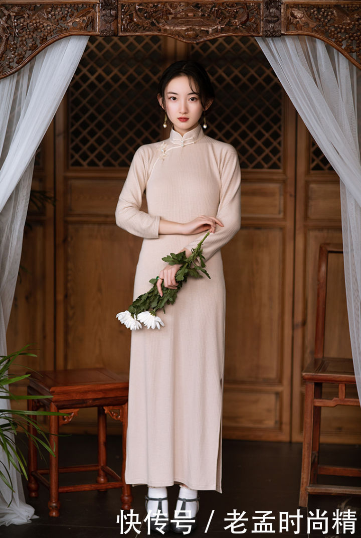 清新|传承经典, 清新淡雅旗袍裙, 秒变娴静的小家碧玉