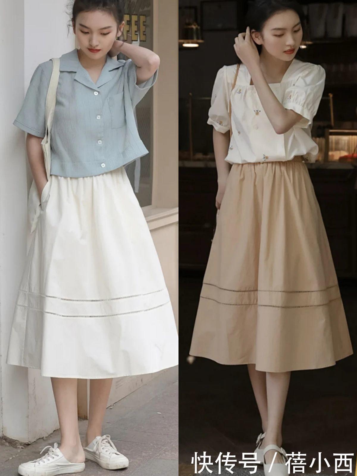 娃娃领|有气质的女生穿搭都不浮夸,温柔色系气质搭配LOOK,让你美翻6月