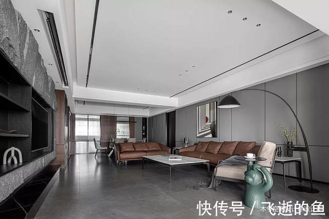 静谧|200㎡简约大平层，灰木之间，质朴自然！