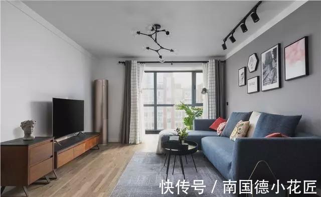 餐边柜|88平方米的北欧风小户型,照着网红款的装修设计,效果出来超好看