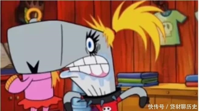 动画|海绵宝宝:动画中看了令人不适的画面,章鱼哥被撕裂,珍珍变“鲨鱼”!