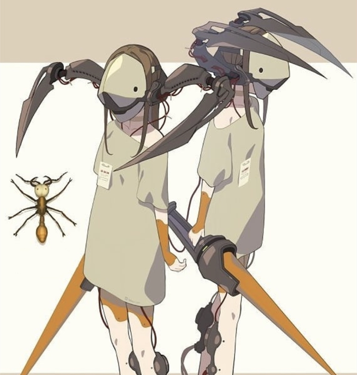 虫子|当虫子变成了二次元当中的美少女,好像戴了个面具,你会喜欢她吗