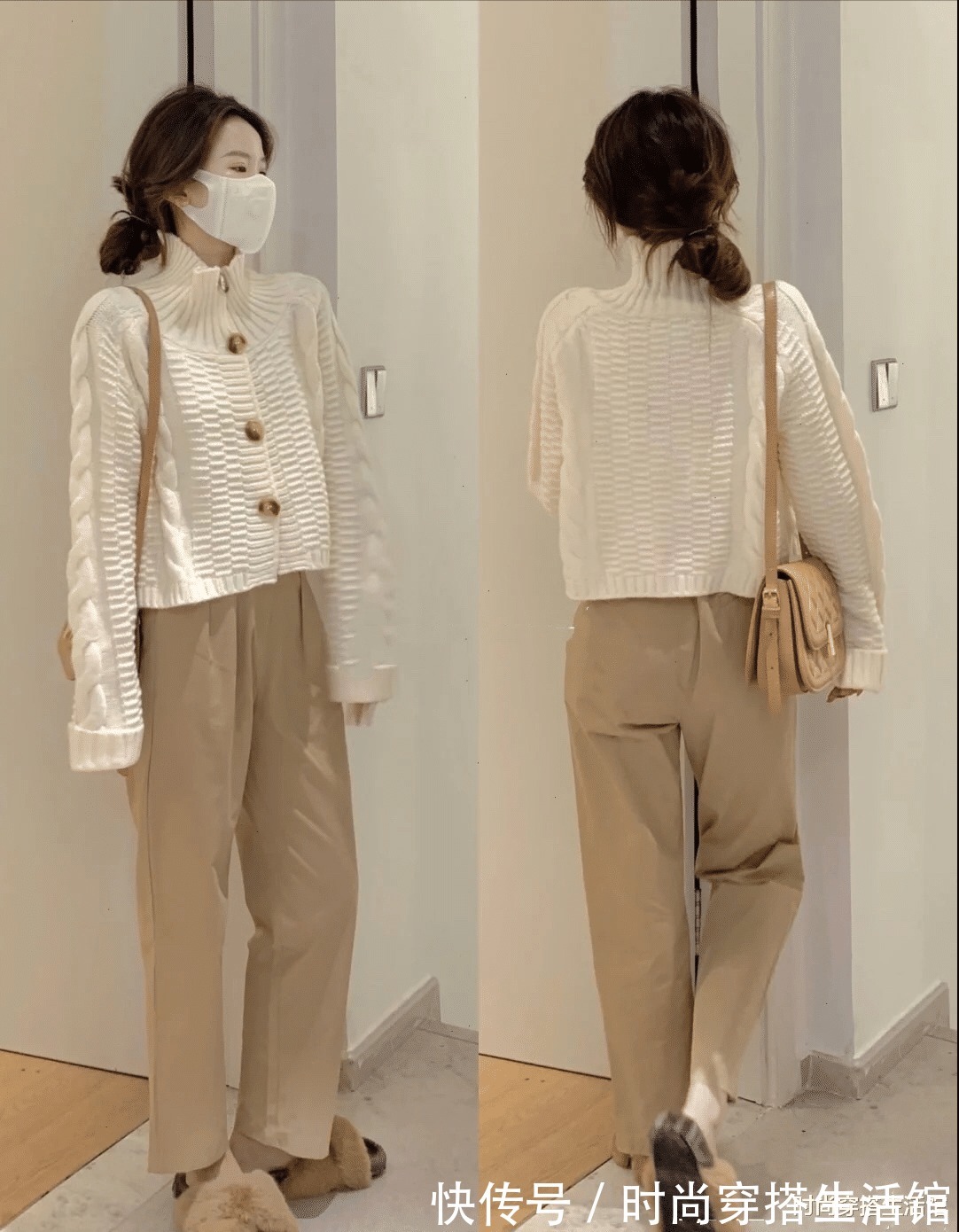 优雅|讲真,秋天还是大地色比较好看,这样穿优雅文艺又减龄