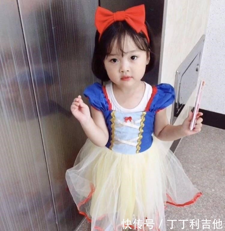 小学生|小学生cos迪士尼公主,白雪公主萌出血,艾莎的气质太出众了