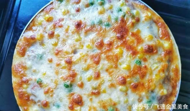 在家自制餐厅里的招牌芝香焗饭，方法简单食材简单，口味不简单