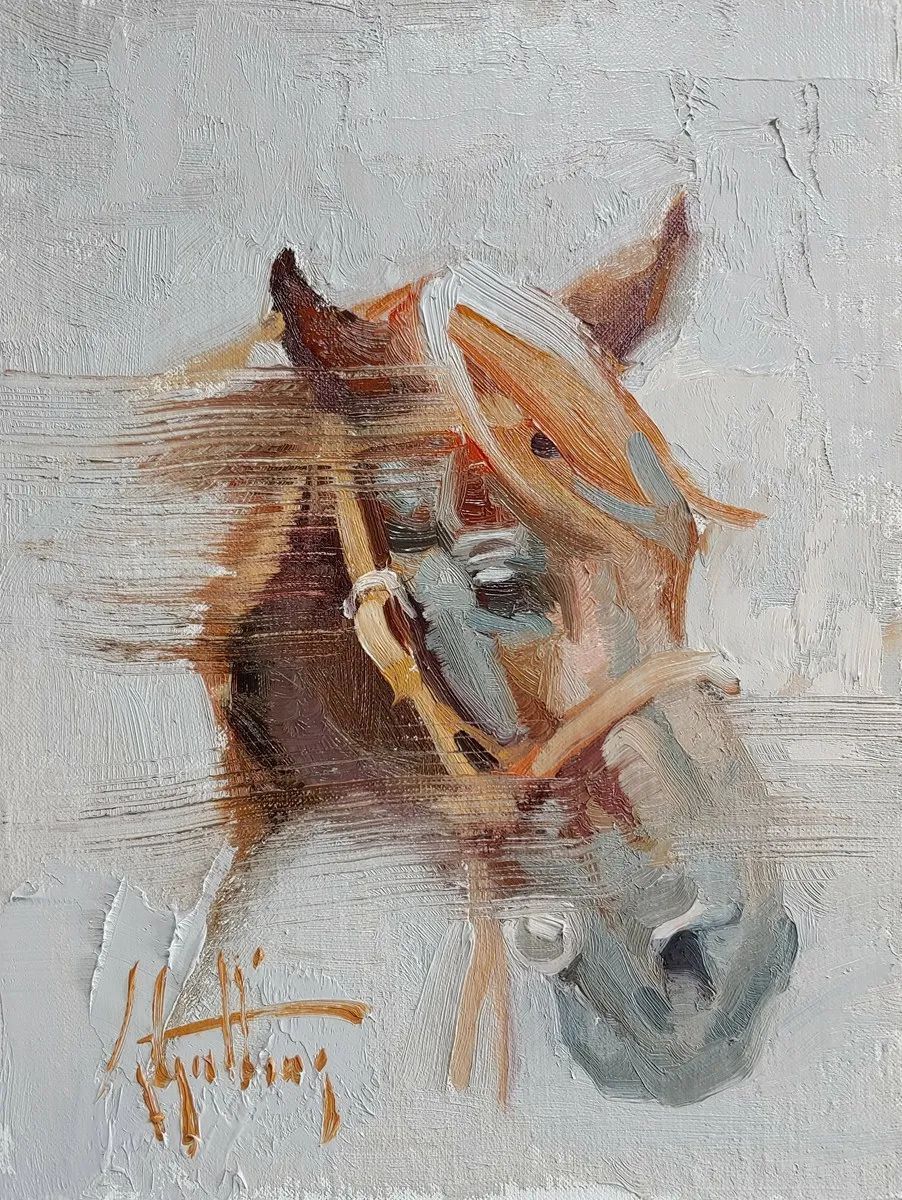 画家|美国90后美女画家,画马堪称一绝!